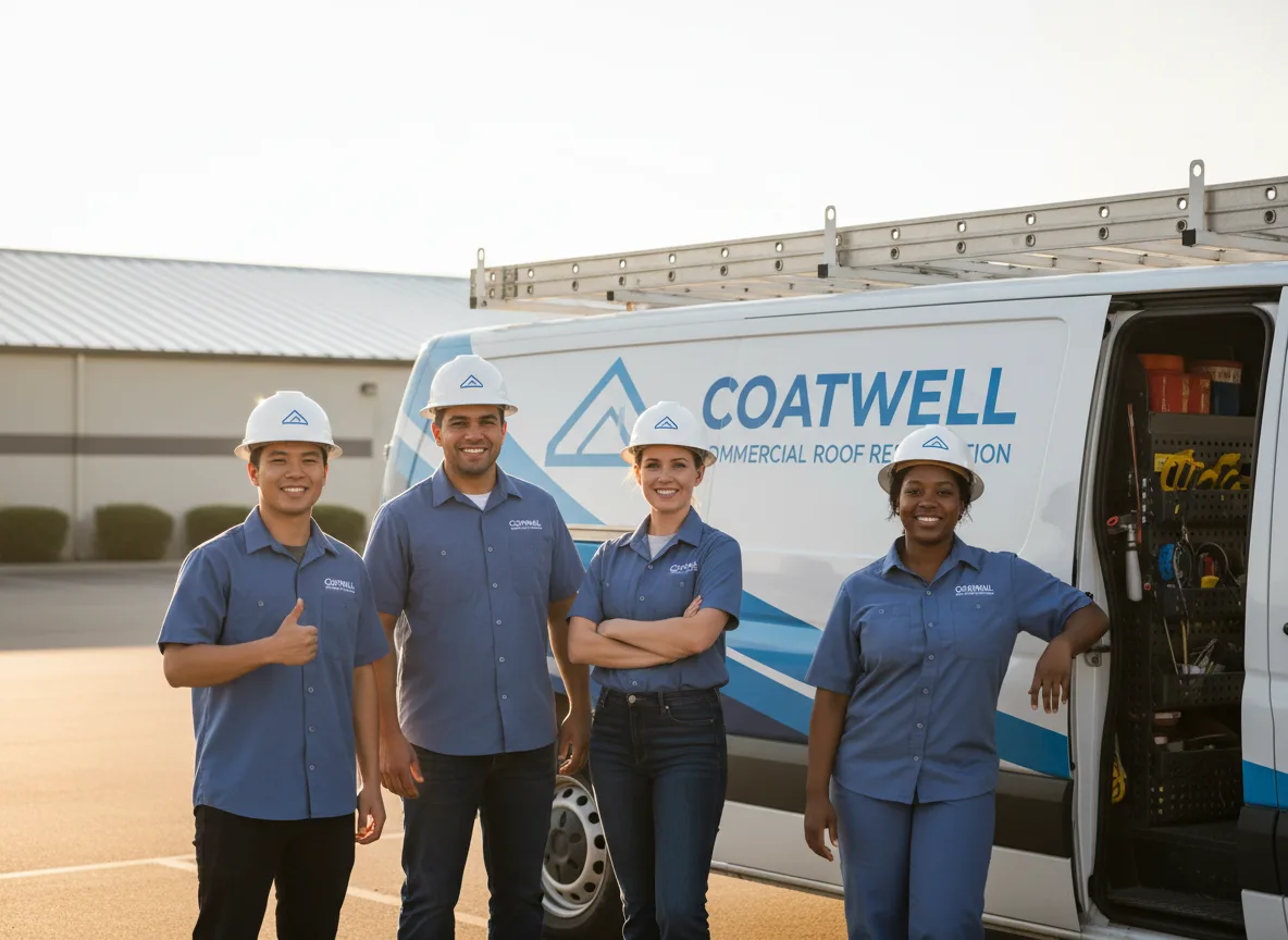 Commercial roof coating company in Fenton, MI